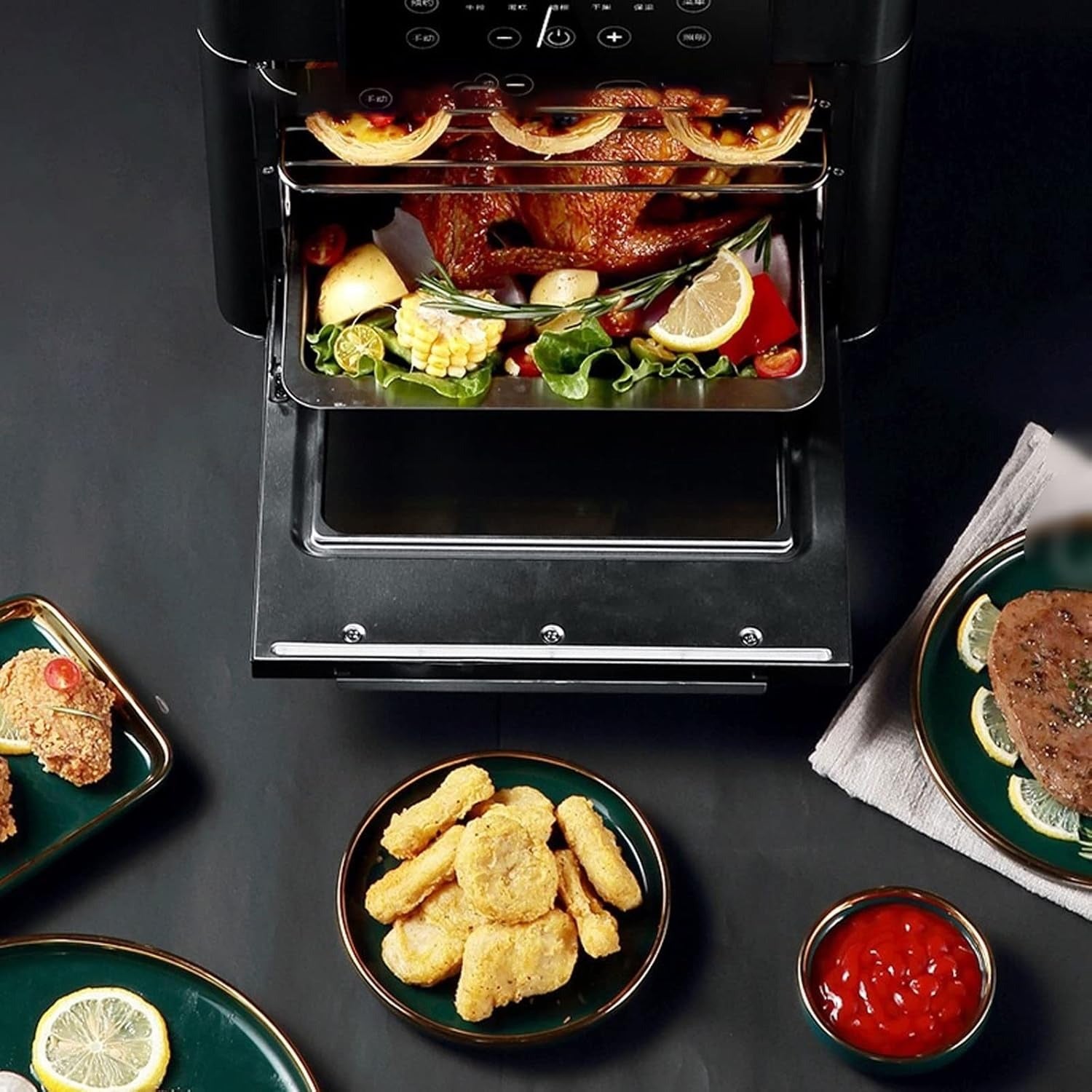12L Air Fryer Oven – Stainless Steel