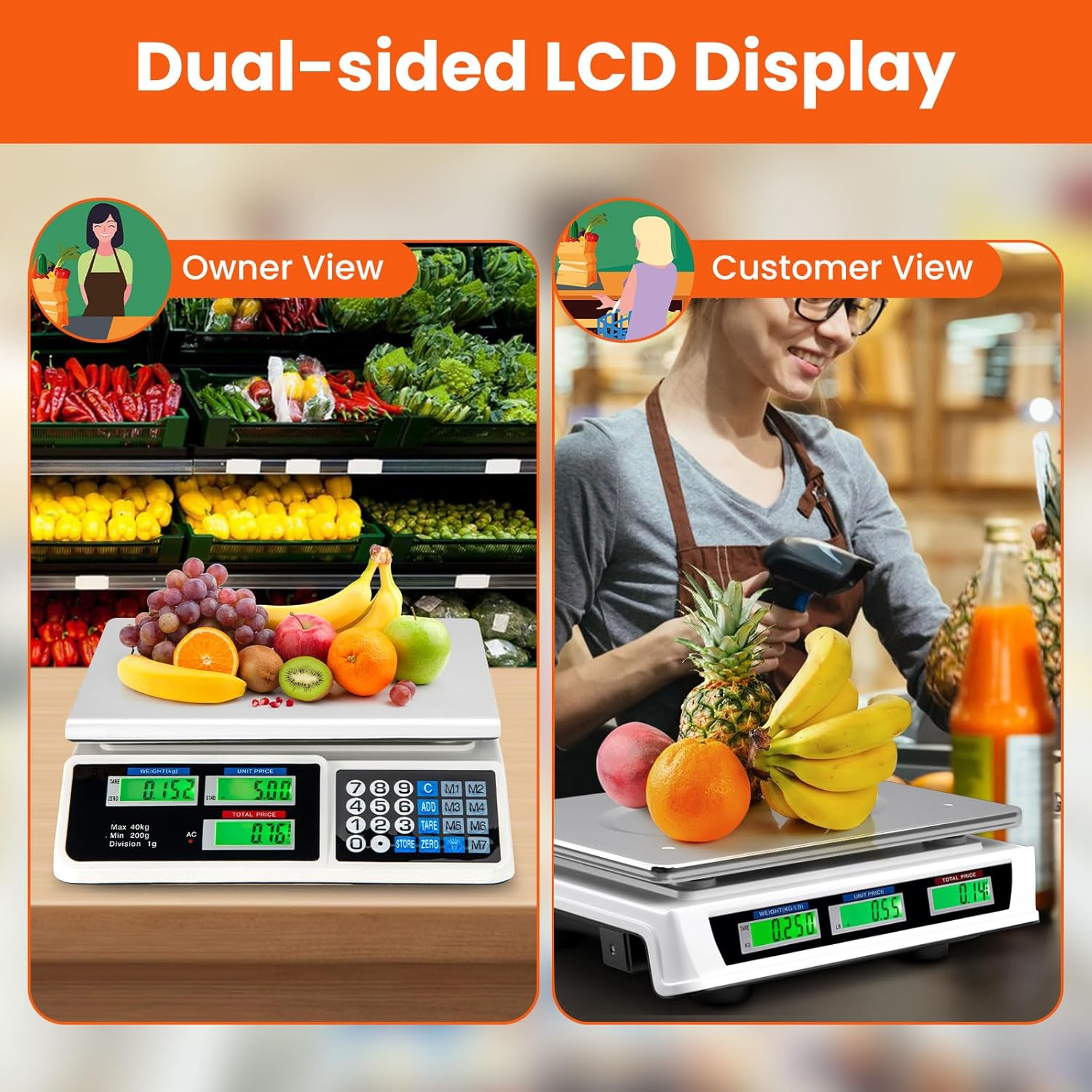 Digital Electronic Price Computing Scale - 40kg