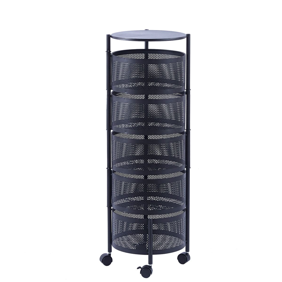 Kitchen Storage Plastic Rack 5 Layer