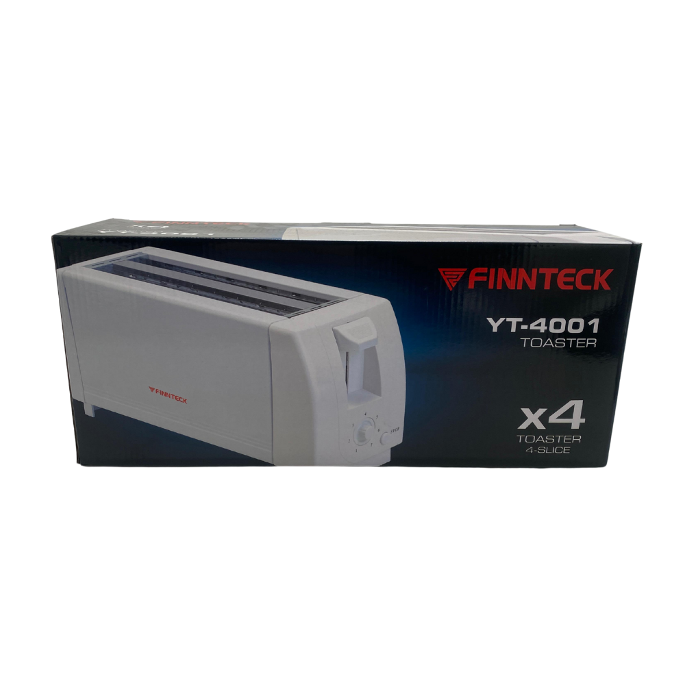 Finnteck YT-4001 4-Slice Toaster White