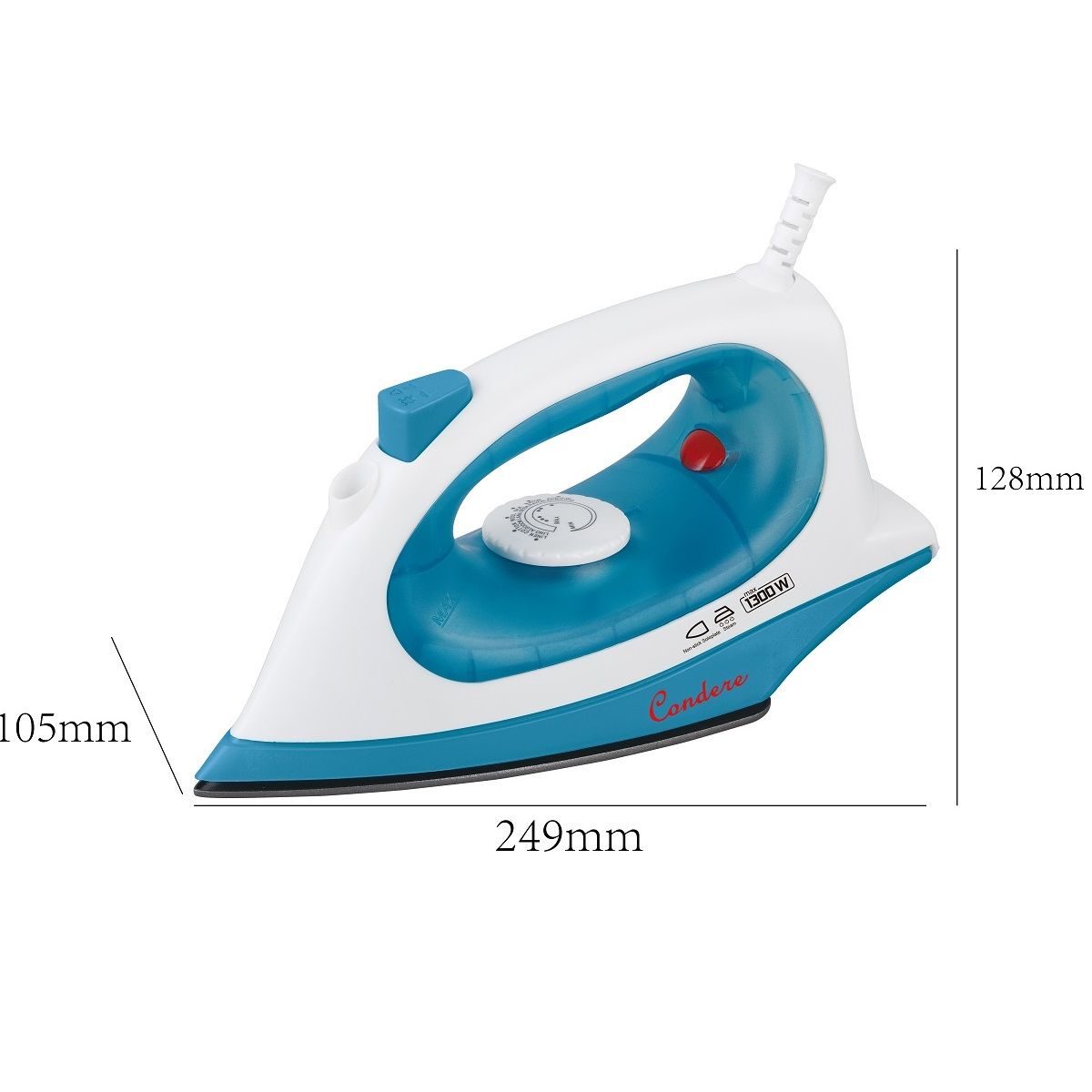 Condere 1300W Steam & Dry Iron