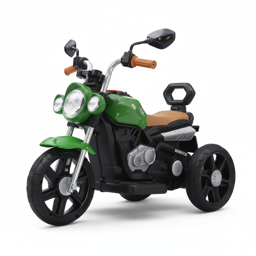 Kids Electric Ride-On Motorcycle – Special Edition (Green)
