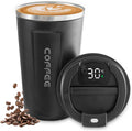 Travel Coffee Mug with LED Temperature Display