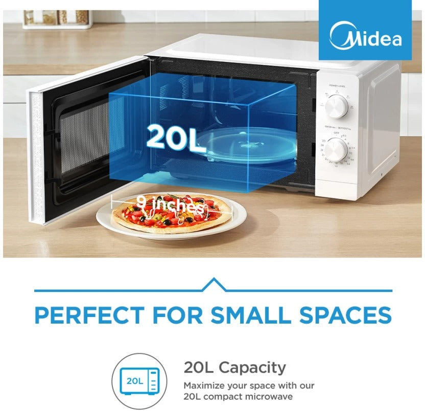 Midea MM20 Microwave Oven (White)