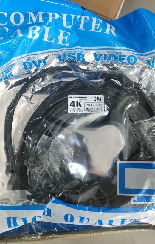 VARIOUS HDMI CABLE 4K (MALE TO MALE) - FROM R10,00 Each Excl VAT